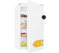 Bomann® Frigorifero senza congelatore, classe energetica E, 84 cm, silenzioso, 3 ripiani, chiusura della porta sostituibile, 87 l, frigorifero piccolo con scomparto per verdure, frigorifero standard