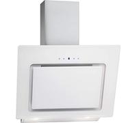 Bomann Hotte inclinée a led blanche DU771-1-G-blancBlancHotte aspirante sous-structure d'une largeur de 60 cm, Aspiration puissante de 603,1 m³/h, Eclairage LED efficace (blanc chaud 2W