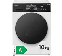Bomann® Lavatrice 10 kg, motore invertitore, efficiente, silenzioso e durevole, con Aqua-Stop, max. 1400 giri/min, 15 programmi, display a LED, Washing Machine, WA 7112, bianco