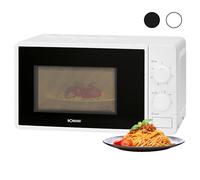 Bomann® Microonde | 700 Watt | 6 livelli | 20 litri | Piatto girevole a 360° | Timer con segnale finale | Microonde | Microonde | MW 6014 CB bianco