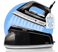 Bomann, Steam generator with ceramic soleplate, horizontal and vertical steam function, DBS6034CB, Black