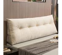 BOMATY Grande Cuscino da Lettura per Testiera, Supporto Lombare Triangolare Bolster, Cuscino a Cuneo Supporto per Schienale, Cuscino di Riposo per Divano Letto Sedia da Ufficio Supporto per il Collo