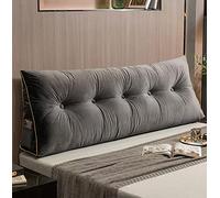 BOMATY Grande cuscino da lettura per testiera, supporto lombare triangolare, cuscino a cuneo, cuscino di supporto per schienale, cuscino per divano letto, sedia da ufficio, supporto per il collo