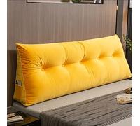 BOMATY Grande cuscino da lettura per testiera, supporto lombare triangolare, cuscino a cuneo, cuscino di supporto per schienale, cuscino per divano letto, sedia da ufficio, supporto per il collo