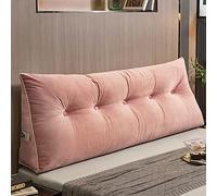 BOMATY Grande cuscino da lettura per testiera, supporto lombare triangolare, cuscino a cuneo, cuscino di supporto per schienale, cuscino per divano letto, sedia da ufficio, supporto per il collo