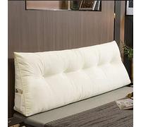 BOMATY Grande cuscino da lettura per testiera, supporto lombare triangolare, cuscino a cuneo, cuscino di supporto per schienale, cuscino per divano letto, sedia da ufficio, supporto per il collo