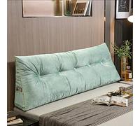 BOMATY Grande cuscino da lettura per testiera, supporto lombare triangolare, cuscino a cuneo, cuscino di supporto per schienale, cuscino per divano letto, sedia da ufficio, supporto per il collo