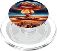 Bomba atomica, ricaduta nucleare, nuvola di funghi, esplosione PopSockets PopGrip per MagSafe