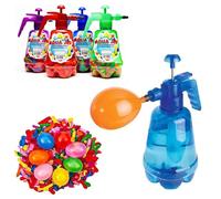 Bomba d'acqua, 500 bombe d'acqua, volume di riempimento, 1,5 litri, pompe per palloncini ad acqua, per bambini e adulti