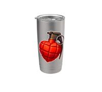 Bomba d'amore con bomba a mano Bicchiere termico in acciaio inox doppia parete