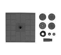 Bomba de agua solar para fuentes, bomba de agua solar flotante para exteriores, ideal para estanques, jardines y bebederos para aves; bomba automática de silicio monocristalino de