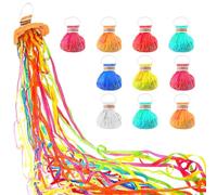 Bomba stelle filanti, 10 pezzi, coriandoli filanti, stelle filanti, stelle filanti d'aria, per feste di compleanno, festa di Capodanno