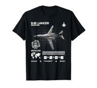 Bombardiere supersonico B-1B Lancer - Tee per Aerei a Lungo Raggio Maglietta