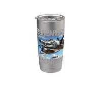 Bombardino Crocodilo AI Monster Italiano Brainrot Bambini Ragazzi Bicchiere termico in acciaio inox doppia parete