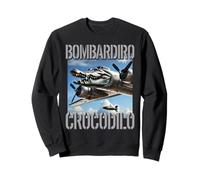 Bombardino Crocodilo AI Monster Italiano Brainrot Bambini Ragazzi Felpa