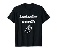 Bombardino Crocodilo Divertente Brainrot italiano Maglietta