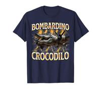 Bombardino Crocodilo Funny Italian Brainrot Meme Maglietta