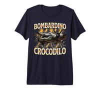 Bombardino Crocodilo Funny Italian Brainrot Meme Maglietta Premium