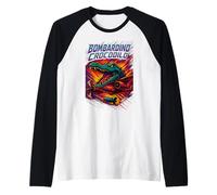 Bombardino Crocodilo Italiano Brainrot Maglia con Maniche Raglan