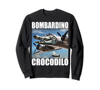 Bombardino Crocodilo - Meme Brainrot Italiano Felpa