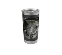 Bombastic Side-Eye Dog Motion Porta d'ingresso Bicchiere termico in acciaio inox doppia parete