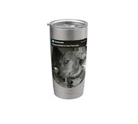 Bombastic Side-Eye Dog Motion Porta d'ingresso Bicchiere termico in acciaio inox doppia parete