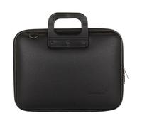 Bombata Borsa Tracolla Porta Pc Laptop documenti 24ore mano uomo donna 16" All black nero