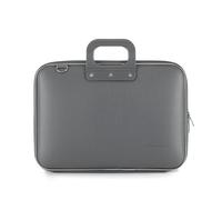 Bombata Borsa Tracolla Porta Pc Laptop documenti 24ore mano uomo donna 17” Grigio