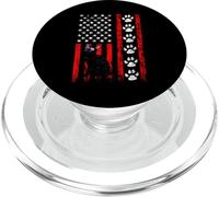 Bombay Cat 4th of July Patriotic American Flag Paws Lover PopSockets PopGrip per MagSafe