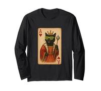 Bombay Cat Disco Ace Hearts Cool Carte da gioco King Queen Maglia a Manica