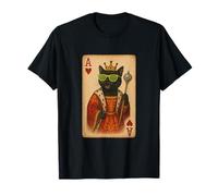 Bombay Cat Disco Ace Hearts Cool Carte da gioco King Queen Maglietta