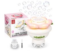 Bombble Macchina per bolle di fiori per bambini, anti-perdita e ricarica USB