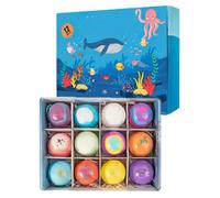 Bombe da Bagno Effervescenti 12 Pezzi a Forma di Animali Marini Detergente | Effervescenti per Doccia per Relax, Cura Personale, Casa, Viaggio, Bagno, Hotel