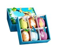 Bombe da bagno per bambini con giocattoli all'interno, 6 pezzi di sali da bagno profumati - pallina di sale per bambini, per ragazze, feste, appuntamenti, estate, viaggi, WC, hotel, casa, cura dei