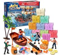 Bombe da bagno per bambini con sorpresa, 12 pezzi accessori da bagno per bambini con giocattolo per vasca da bagno, divertimento palline da bagno, regalo di compleanno, giocattolo per ragazze e