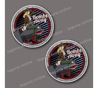 bombe via us army logo adesivo decalcomania resistente alle intemperie lucido