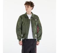 ALPHA INDUSTRIES Giacca di mezza stagione 'CWU 45' oliva / rosso scuro / bianco, Taglia XL