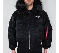 Bomber con cappuccio Alpha Industries 45P Custom Noir L