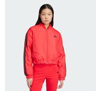 ADIDAS SPORTSWEAR Giacca sportiva 'Essentials' rosso / nero, Taglia M-L