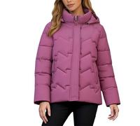 Bomber Invernale Donna,Elegante Cappotto Invernale Caldo Con Cappuccio Imbottito Per Un Capospalla Trapuntato Spesso Con Vestibilità Comoda E Design Elegante Per Il Freddo E Le Uscite Quotidiane