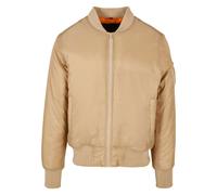 Bomber Jacket BY030 - Giacca classica in nylon con fodera arancione