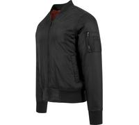 Bomber Jacket BY030 - Giacca classica in nylon con fodera arancione