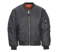 Fostex Garments, Bomber MA-1 Militare (XXL, Grigio)