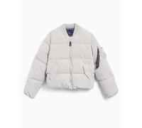 Alpha Industries Ma-1 Puffer Uv Pastel Grey Taglia: M | Outlet | Uomo | Grigio