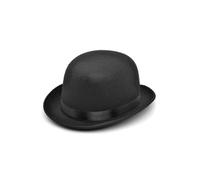 Bombetta Feltro Nero Cappello 1920s Gentiluomo Costume Adulti Uomo