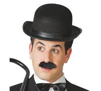 Guirca, Bombetta Cappello Lord Inglese Uomo, Nero, Adulto