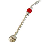 Bombilla con pietra rossa