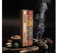 Bombita Smudge 7 Chakra • Incenso Naturale Artigianale per Purificazione e Armonia • Erbe Officinali Fatto a Mano in Argentina • Set di 7 per Meditazione e Rituali Energetici • 13 di Ilaria
