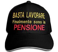 Bombo Berrettino Regalo Divertente per Pensione Basta Lavorare
