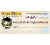 Bombo Biglietto Assegno Laurea